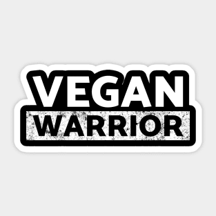 Vegan Warrior Workout Sticker